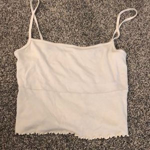 brandy melville yellow tank top